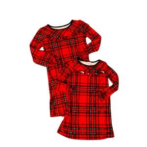 Big Sis Little Sis Christmas Nighties sizes 6 & 12